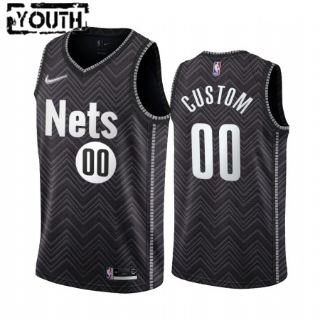 Maglia NBA Brooklyn Nets Personalizzate 2020-21 Earned Edition Swingman - Bambino